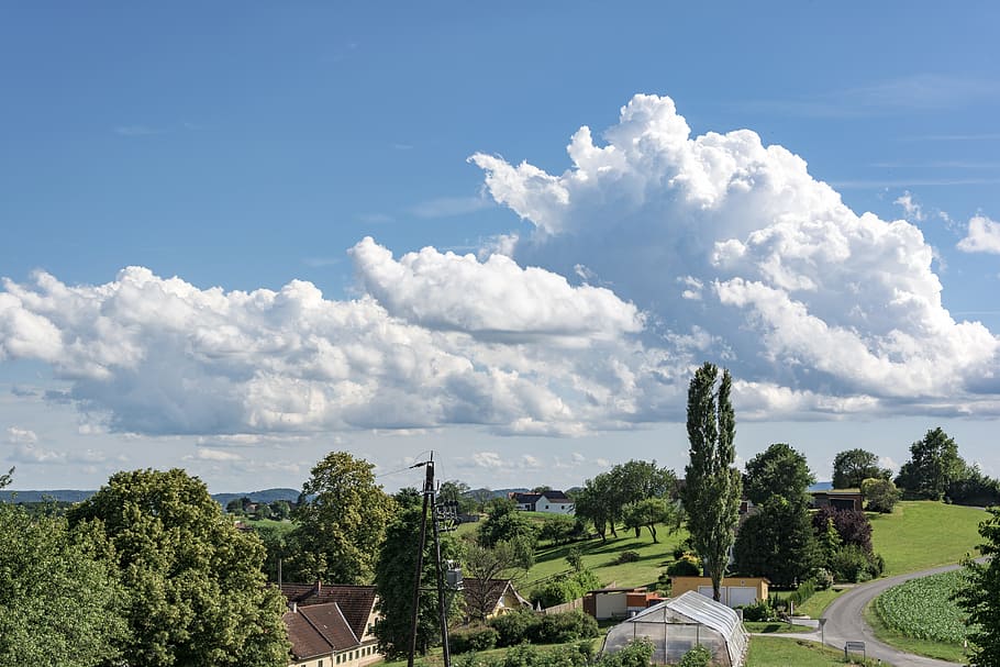 styria, nature, landscape, austria, sky, clouds, contrast, hiking HD wallpaper