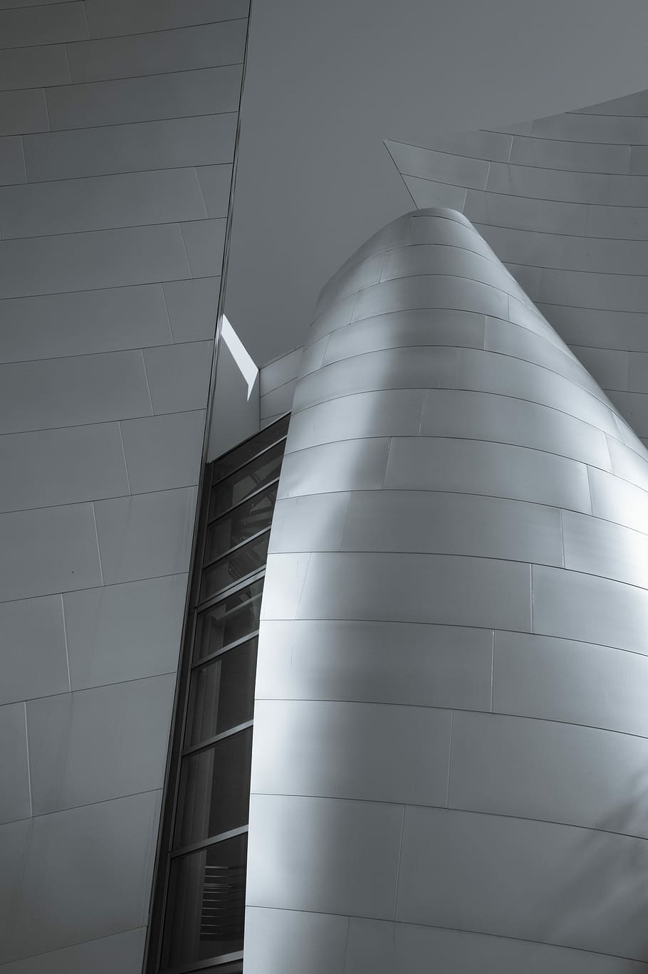 gray architectural design, architectural structure model, building HD wallpaper
