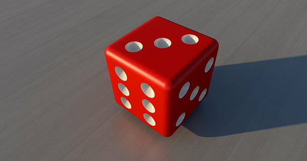 red dice displaying 3, cube, random, luck, points, numbers eyes HD wallpaper