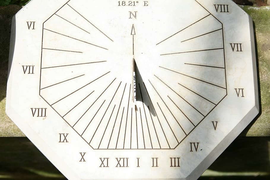 white and black numerical number board, sun, dial, sundial HD wallpaper
