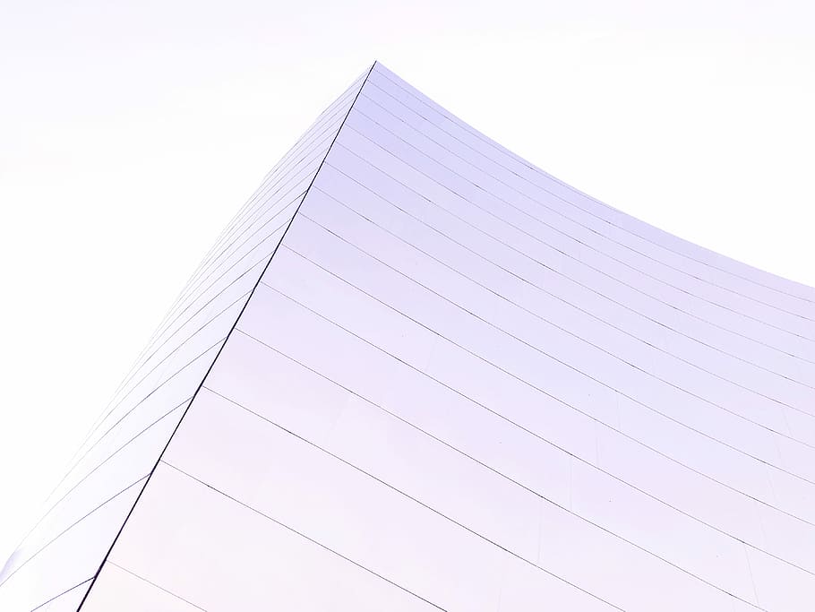 high-raise building, low-angle photography of curtain building HD wallpaper