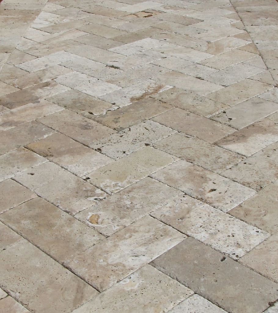 Herringbone, Pavement, Pathway, Bricks, brickwork, pattern HD wallpaper