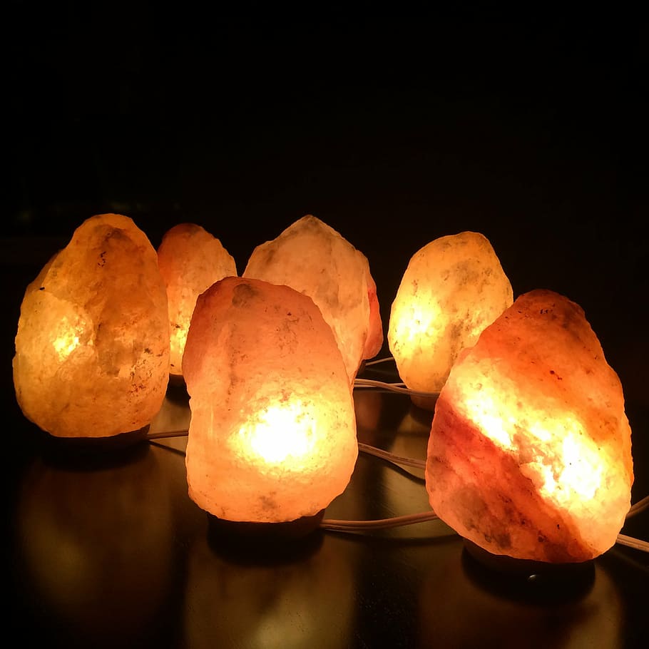 salt lamps himalayan, himalayan salt crystal, ionizers, indoors