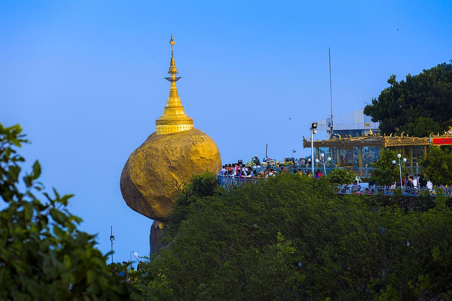 pagoda, myanmar, temple, place, golden, amazing, buddhist, travel
