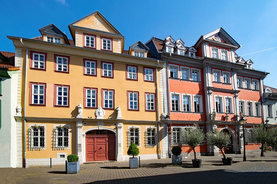 Erfurt, Thuringia, Germany, thuringia germany, old town, old building HD wallpaper