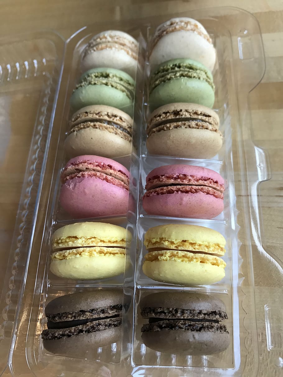 macaroons, sweets, variety packs, sweet food, dessert, food and drink HD wallpaper