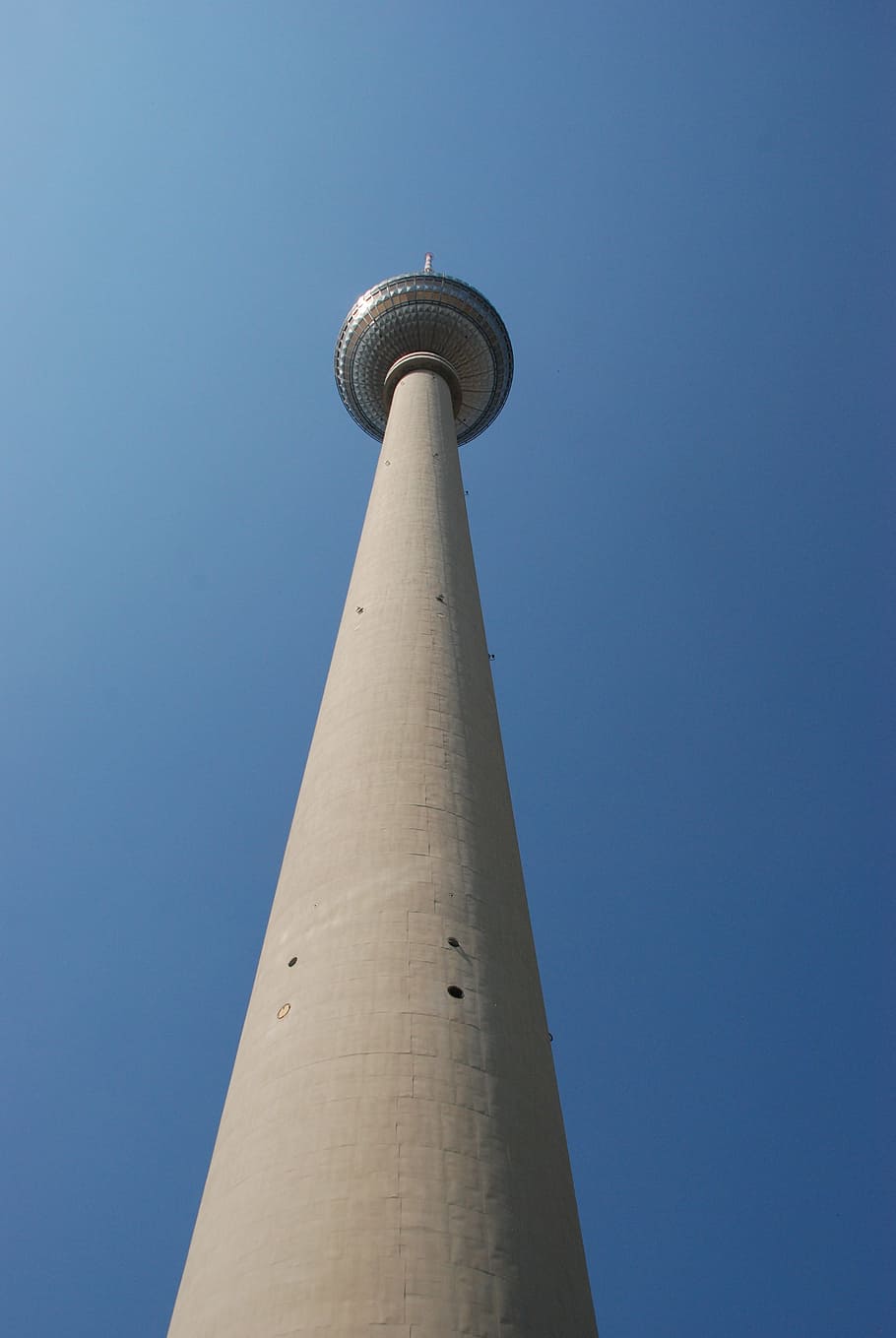 germany, berlin, television tower, bol, pole, air, blue, alexanderplatz, HD wallpaper