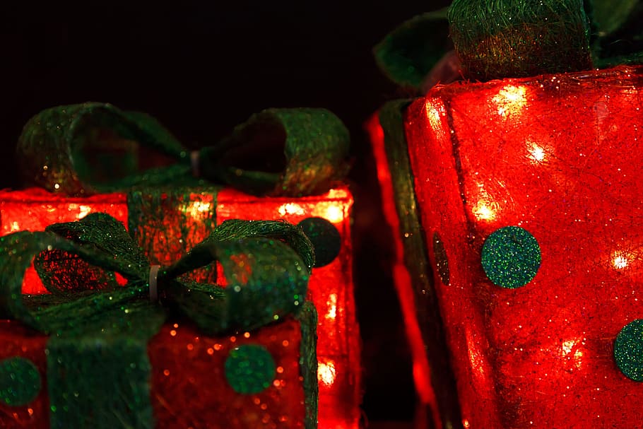 Bow, Box, Celebration, Christmas, decoration, decorative, gift HD wallpaper