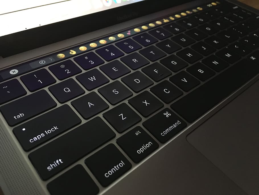 Macbook Pro, Touch Bar, macbook pro 2016, computer, business, HD wallpaper
