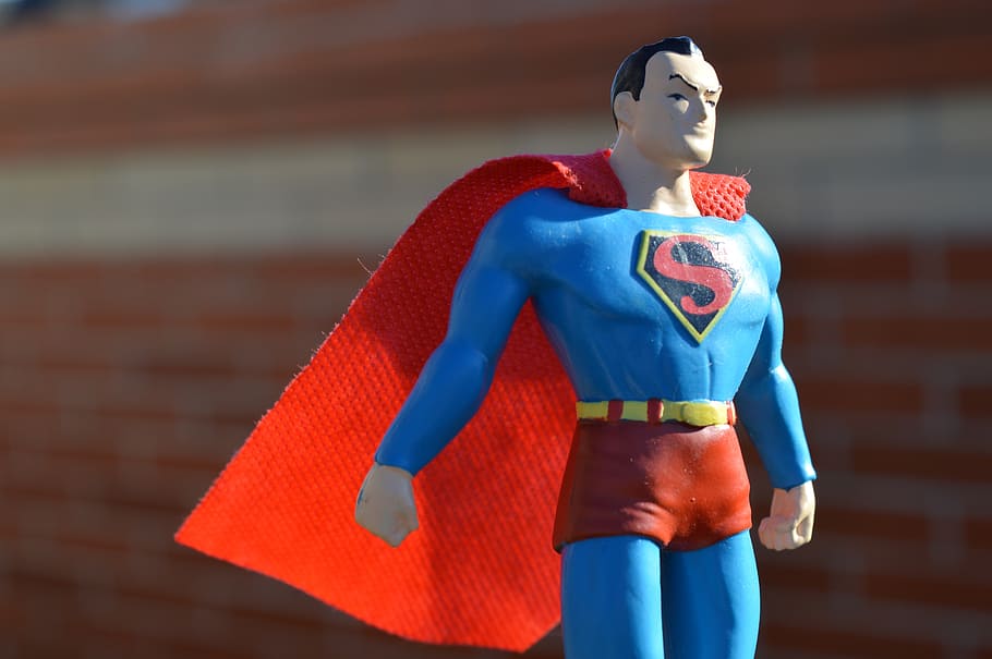 superman, superhero, cape, costume, male, super hero, macho, muscular, HD wallpaper