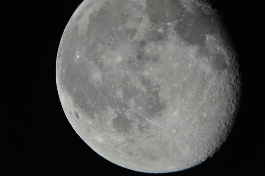moon, night, craters, space, astronomy, moon surface, sky, beauty in nature HD wallpaper
