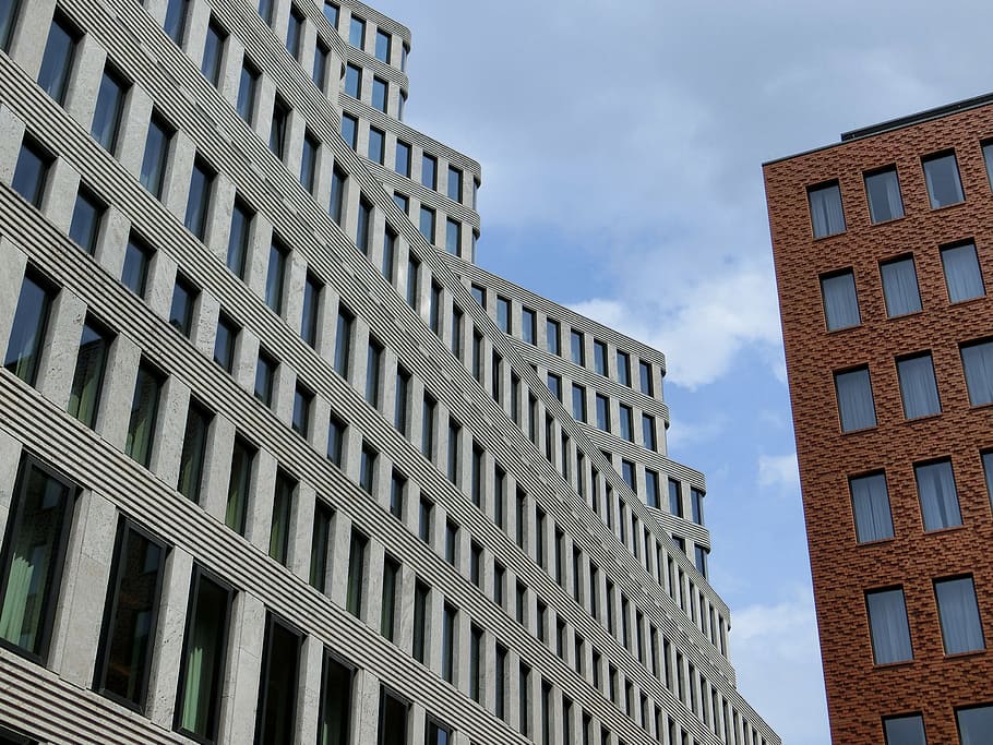 berlin, building, architecture, modern, background, facade HD wallpaper