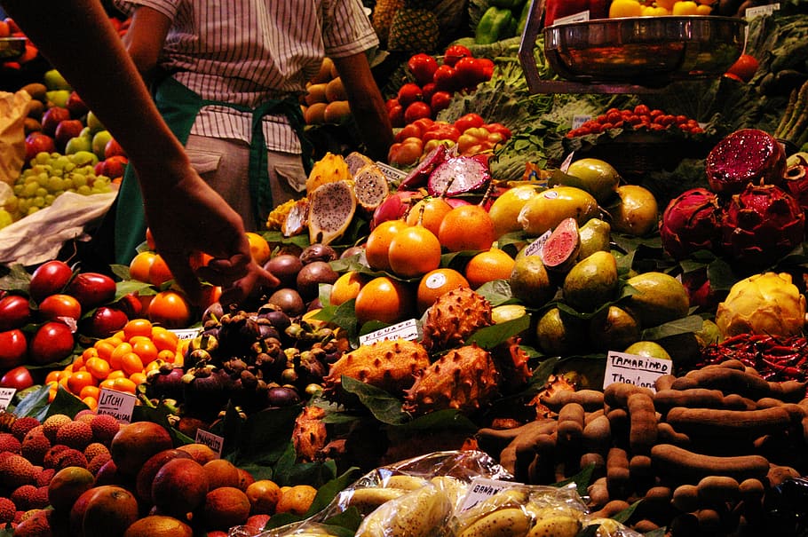 market, fruit, vegetables, food, healthy eating, retail, food and drink HD wallpaper