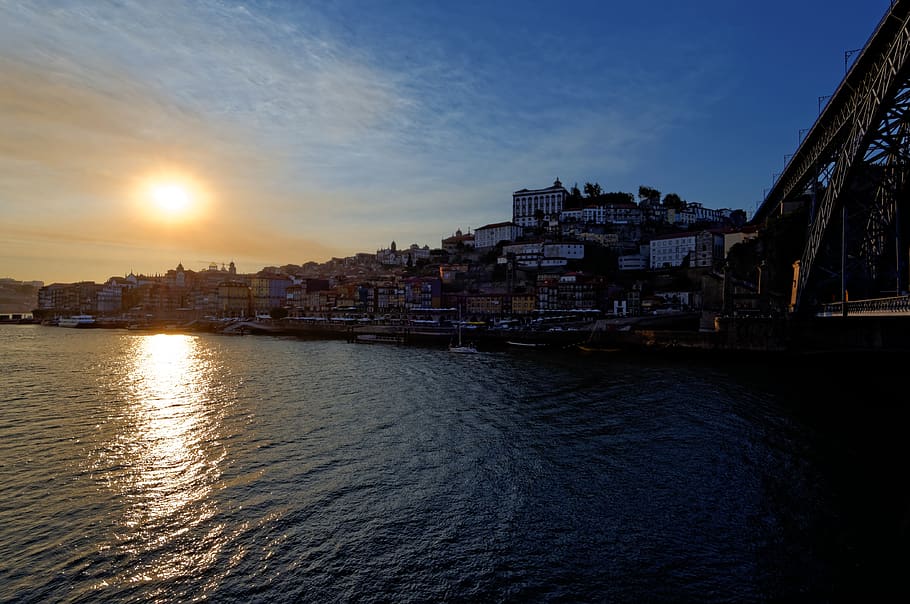 porto, douro, portugal, historic center, historically, river, HD wallpaper