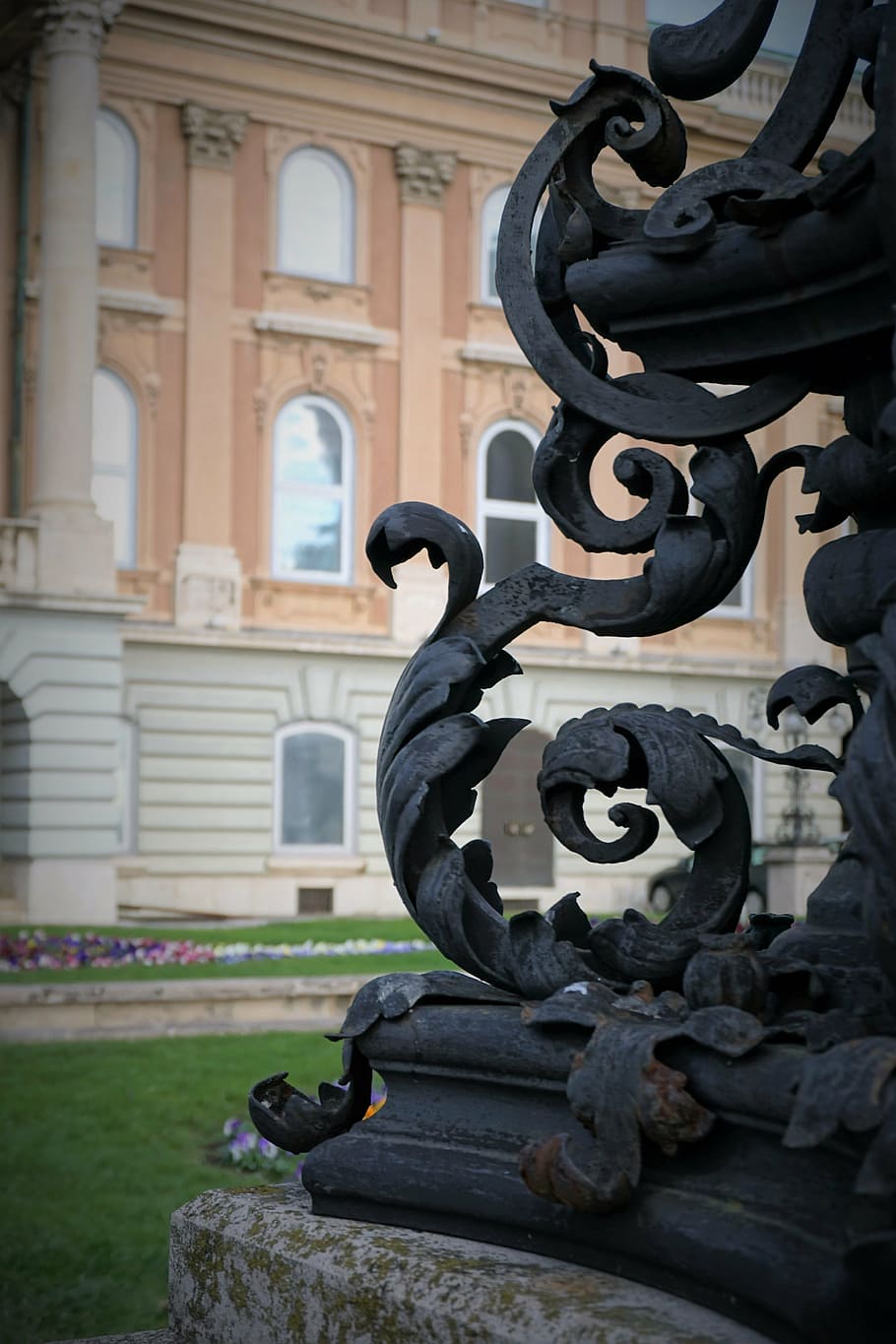 budapest, lamppost, castle, built structure, architecture, art and craft HD wallpaper