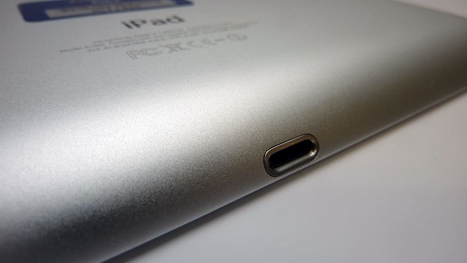 ipad, apple, silver, tablet, touch, reverse, back, hole, business HD wallpaper