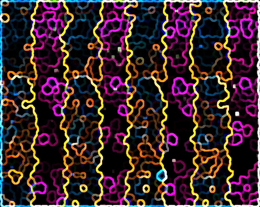 abstract, pattern, black, drawing, structure, digital, disco HD wallpaper