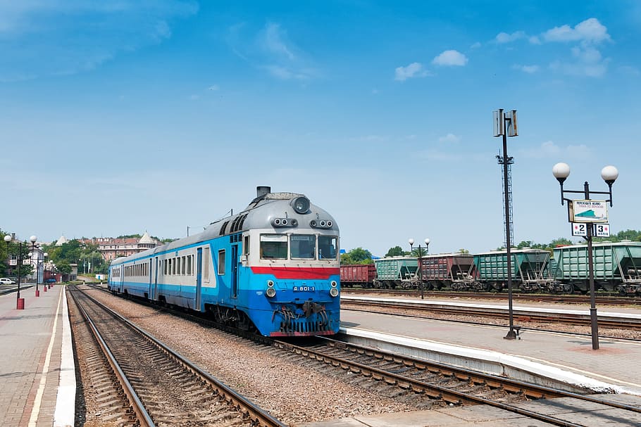 Locomotive, Train, Railway Station, chernivtsi, чернівці, HD wallpaper