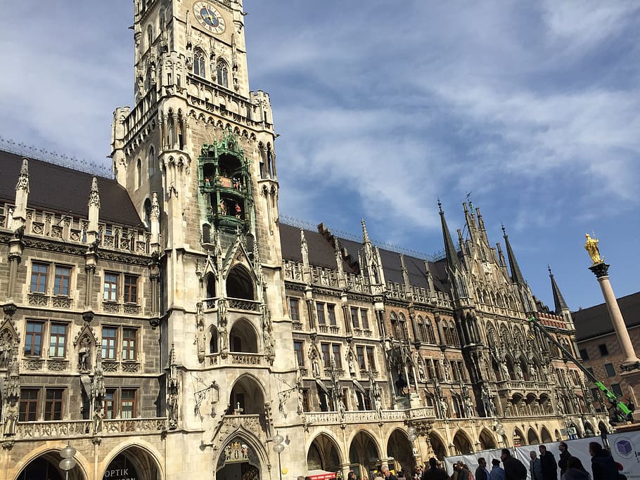 munich, city, germany, architecture, built structure, building exterior HD wallpaper