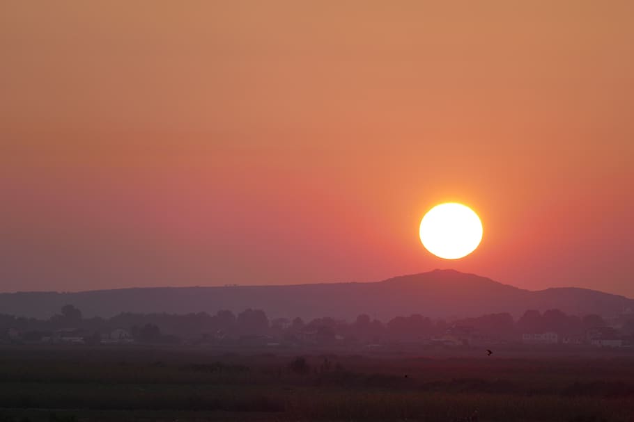 sundown, tërbuf, albania, beauty in nature, scenics - nature HD wallpaper