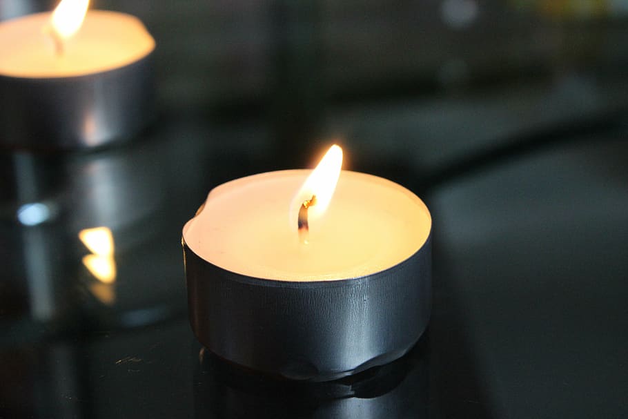 candles, lights, burn, romantic, atmospheric, decoration, tealight HD wallpaper