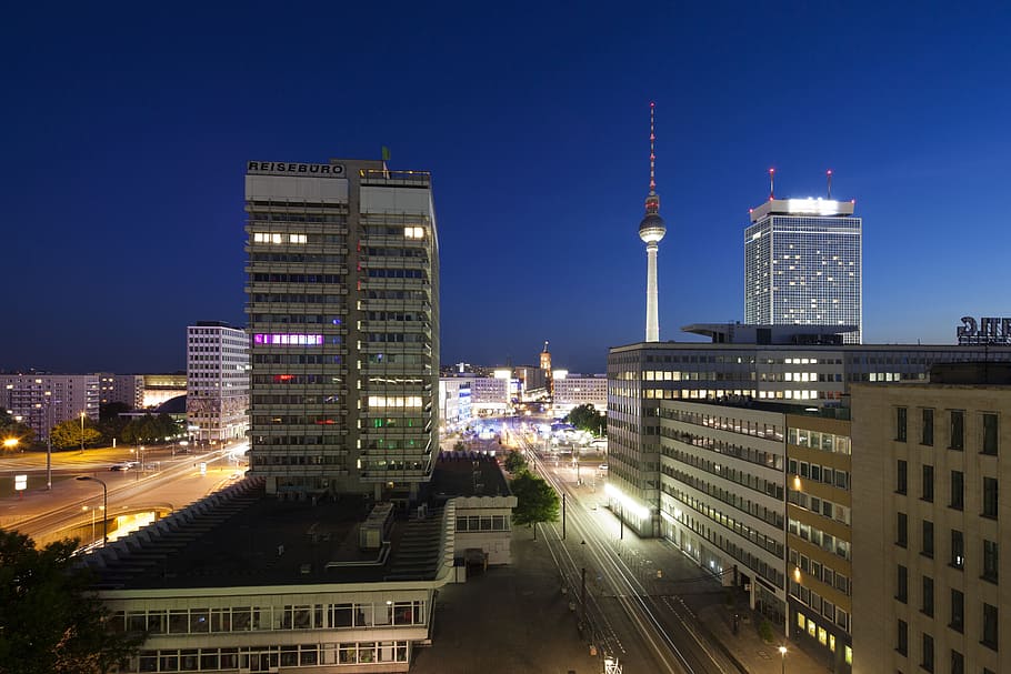 CN Tower, Toronto, Canada, berlin, hotel, alexanderplatz, architecture, HD wallpaper