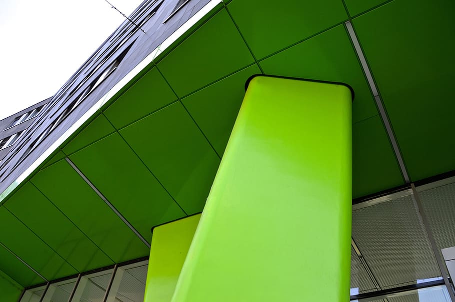 sky, building, abstract, glass, architectural design, architecture HD wallpaper