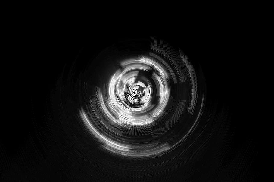 Abstract, Rings, Circle, Robot, mechanically, future, spiral HD wallpaper