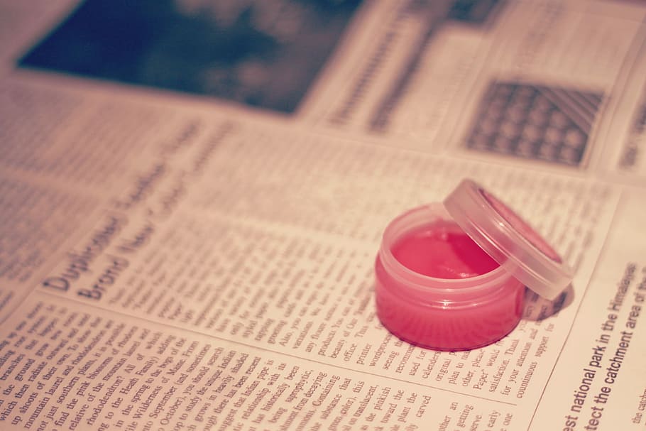 clear plastic container on white printed newspaper, healthcare And Medicine HD wallpaper