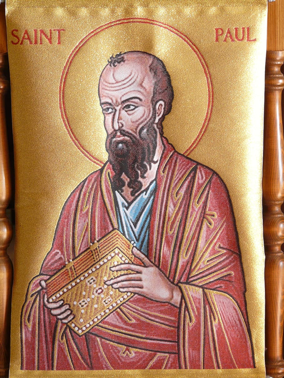 Saint Paul painting, apostle, holy, portrait, apostle paul, paul of tarsus