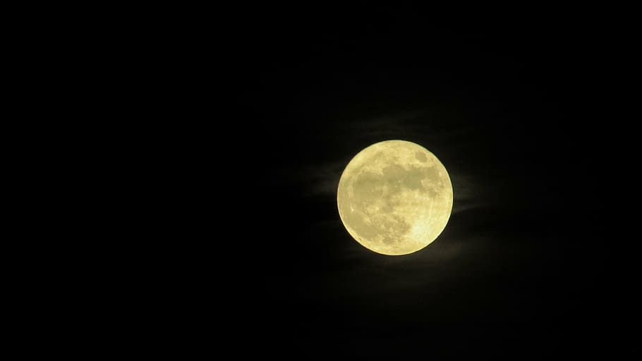 selective photo of full moon, super moon, night, astronomy HD wallpaper