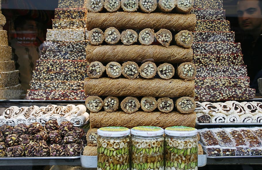 Istanbul, Cakes, Candy, large group of objects, abundance, no people HD wallpaper