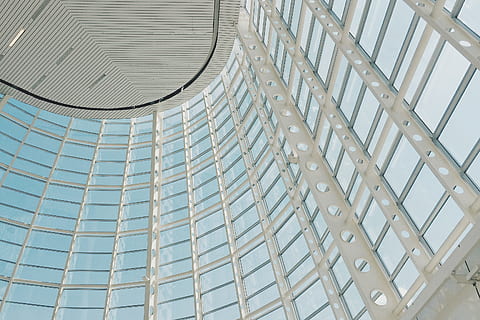 white high-rise building interior, architecture, modern, construction HD wallpaper