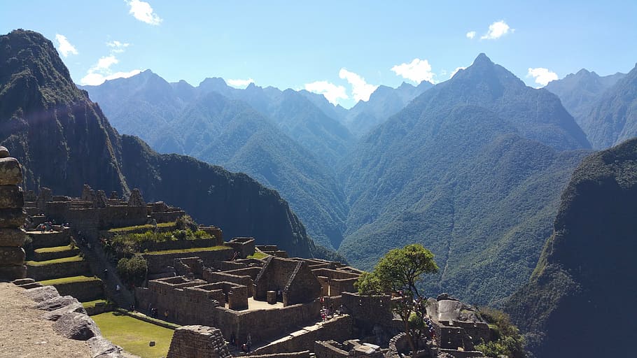 machu picchu, peruvian, incan, andes, landmark, mountain, history, HD wallpaper