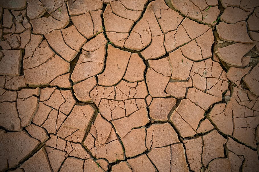 brown ground, structure, mud, dry, nature, drought, desert, dirt