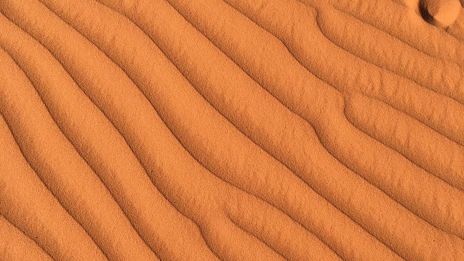 desert, sand, dune, nature, pattern, orange, backgrounds, full frame HD wallpaper