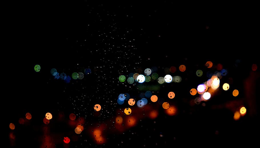 bokeh photography wallpaper, photography of city lights at night HD wallpaper