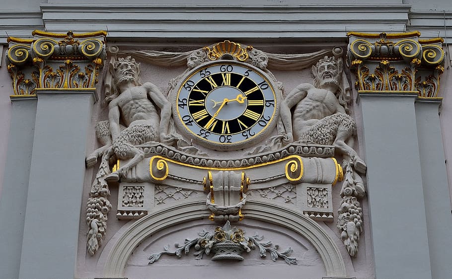 Clock, Town, Town Hall, Clock Tower, town hall clock, bonn HD wallpaper