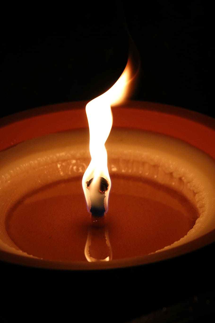 dark, flame, hot, heat, candle, energy, food, fire, burning HD wallpaper