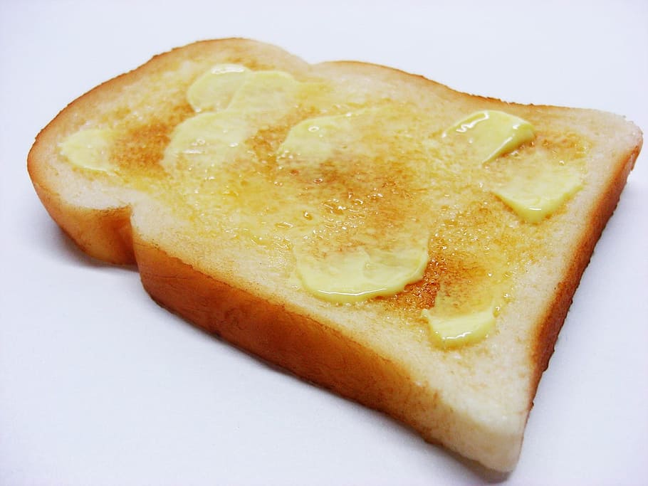 toasted bread, buttered, food, margarine, melting, food and drink HD wallpaper