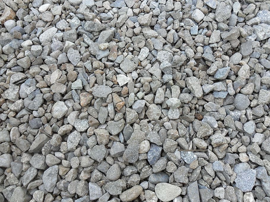 pebbles, rocks, textures, stone, chips, material, construction, HD wallpaper