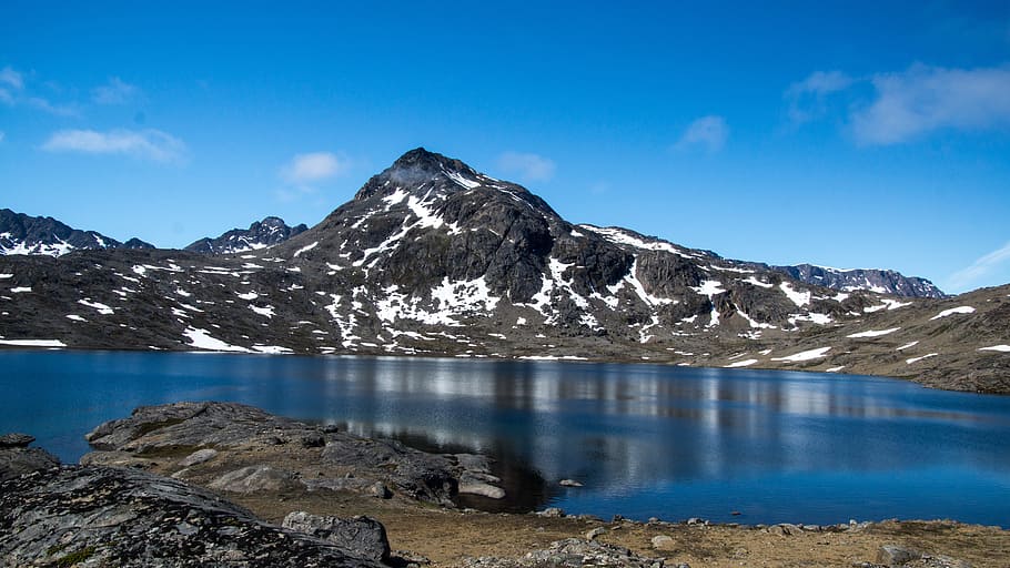 mountain, lake, wilderness, reflection landscape, nature, water HD wallpaper