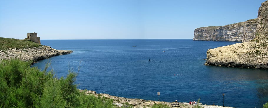 Mortar, Sea, costa, water, tranquil scene, scenics, nature HD wallpaper