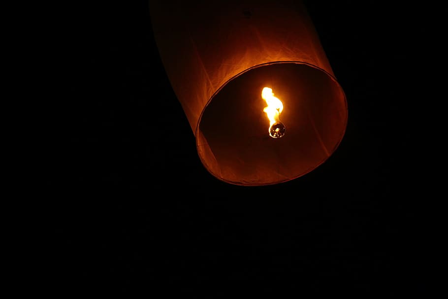 Vesak, Lantern, Borobudur, Light, vesak lantern, candle, flame, HD wallpaper