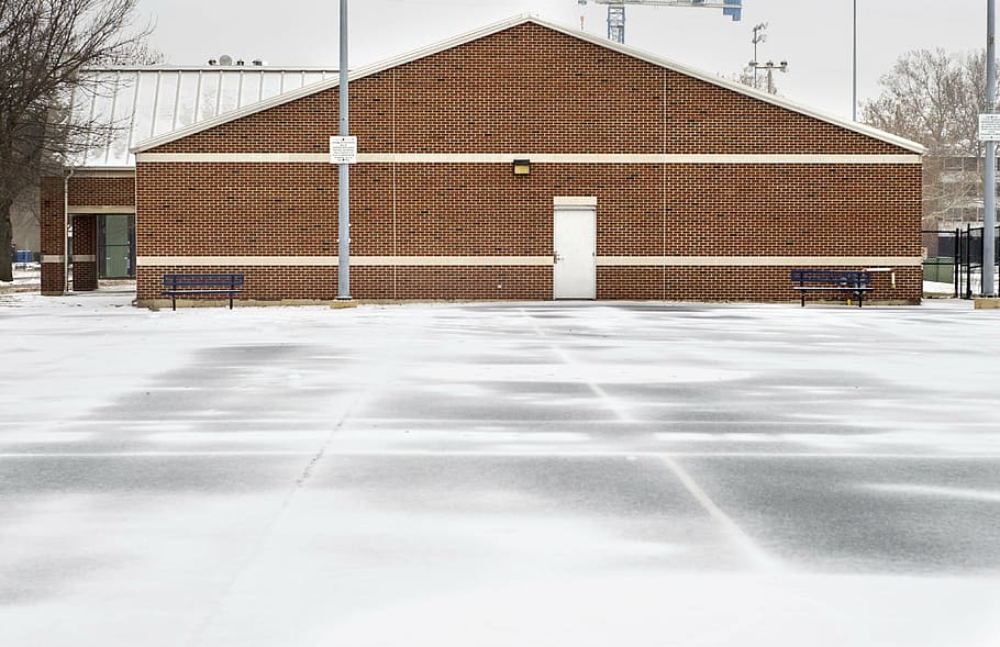 building, snow, cold, architecture, winter, white, frost, built Structure HD wallpaper