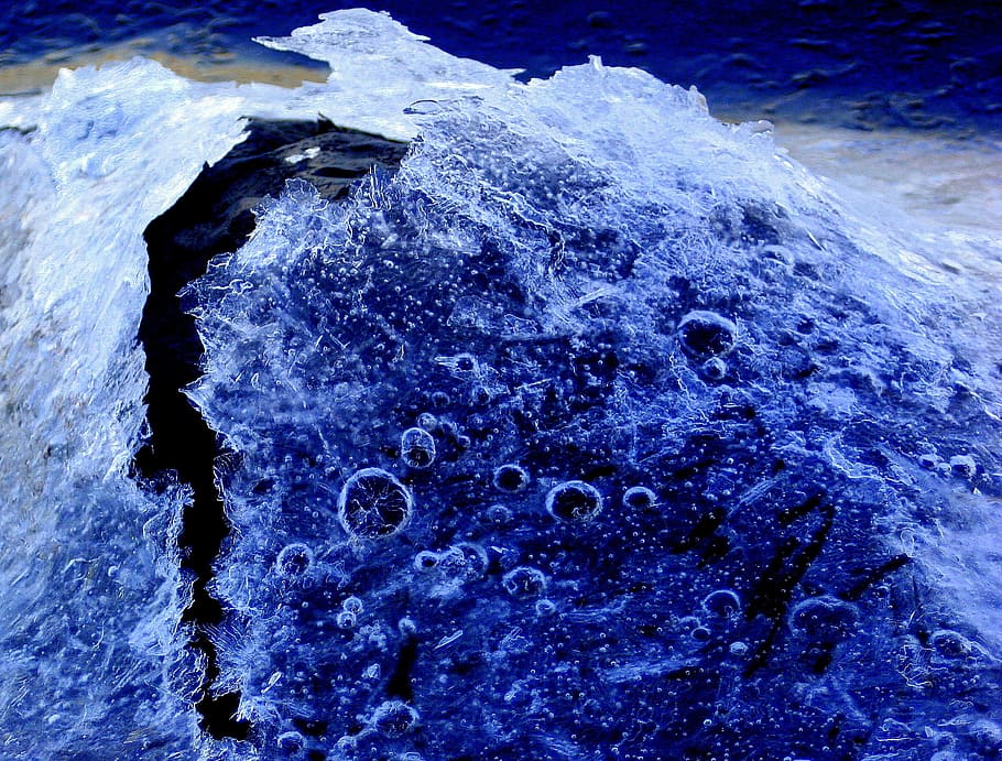 ice, winter, blue, cold, nature, frozen, frost, crystal, ice texture HD wallpaper