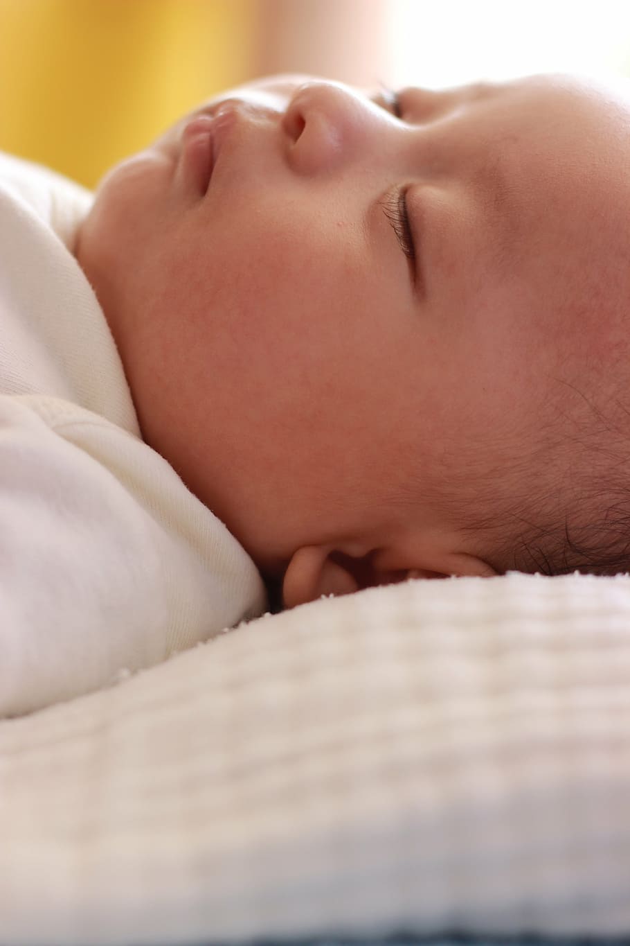 newborn, sleeping, child, kid, baby, cute, eyes closed, lying down HD wallpaper