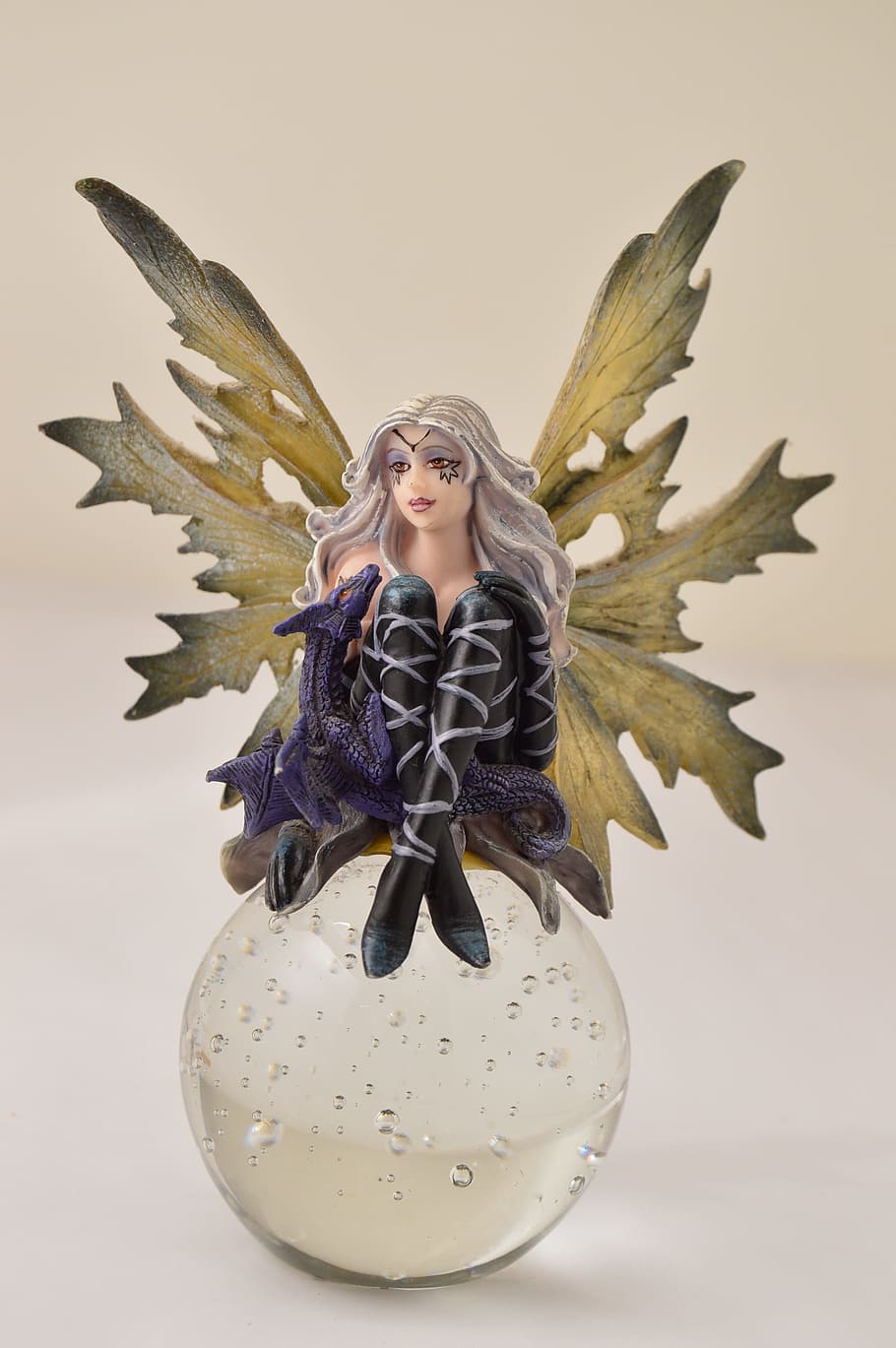 fairy, figure, sphere, one person, representation, women, indoors HD wallpaper