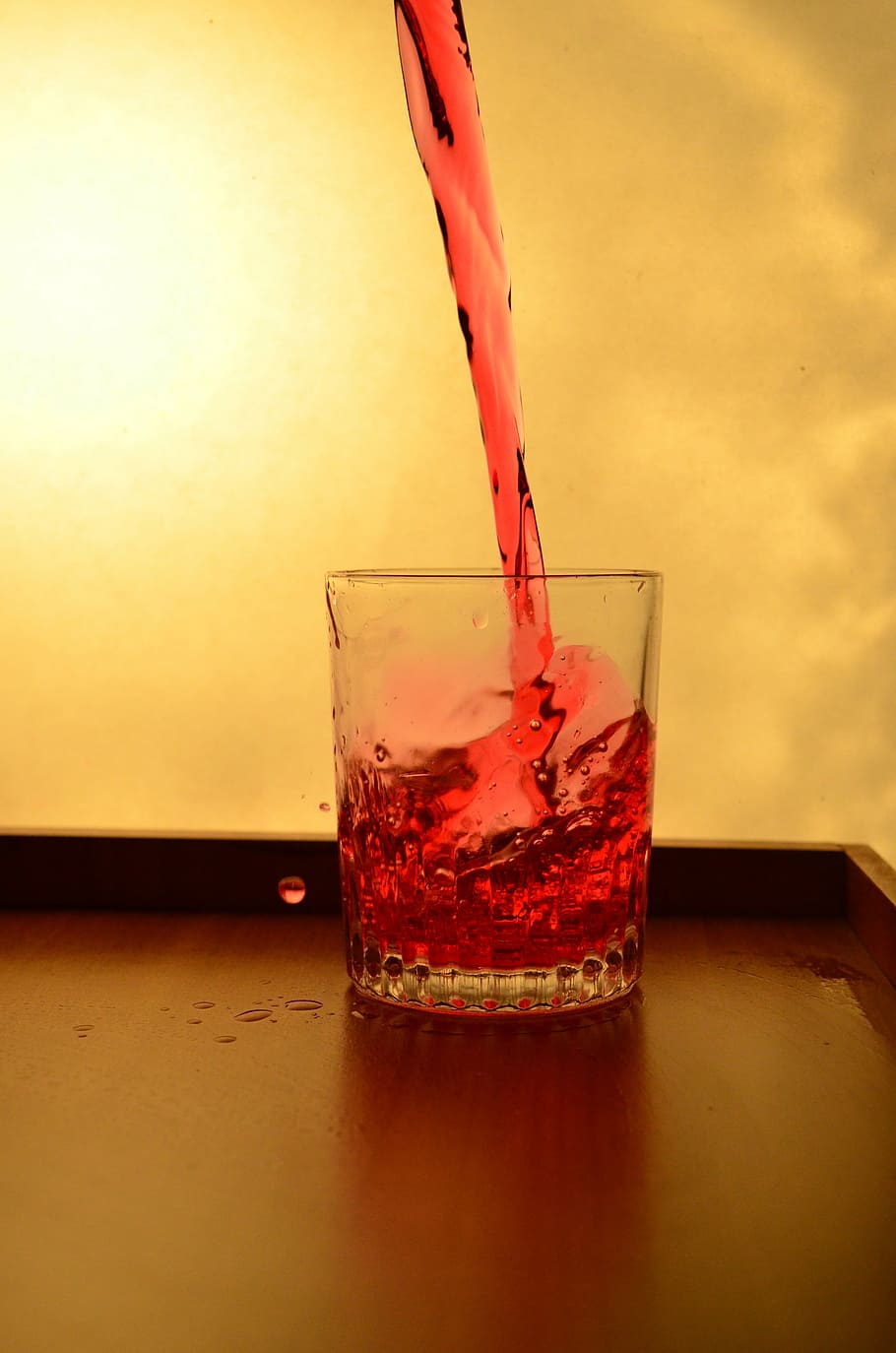 splash, glass, liquid, red, pouring, alcohol, drink, beverage HD wallpaper