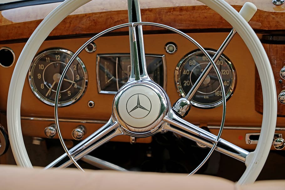 Auto, Oldtimer, Mercedes, Benz, Daimler, star, mercedes star HD wallpaper